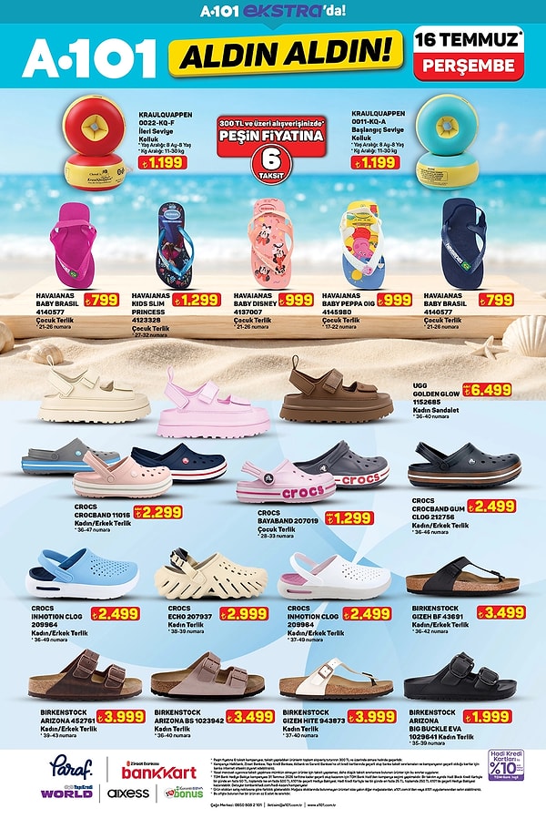 Havaianas, Crocs, Birkenstock Terlik Çeşitleri