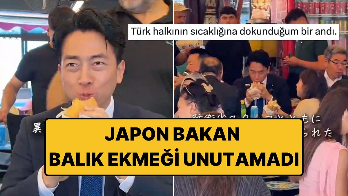Eminönü'nde Yediği Balık Ekmeği Unutamayan Japon Bakan'dan Yeni Paylaşım