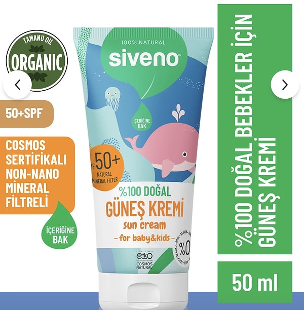 Siveno %100 doğal güneş koruyucu serisi yaz tatillerine özel kaçırılmayacak 3 al 2 öde fırsatıyla!