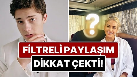 Büşra Pekin'in Çağan Efe Ak Paylaşımındaki Filtre Detayı Sosyal Medyanın Gündeminde!
