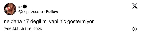 Ceren Ayruk'un yaş sorunsalı sosyal medyada gündem oldu.