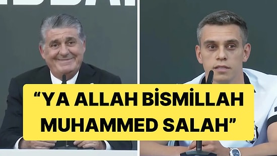 Beşiktaş'ta Leandro Trossard'ın İmza Töreninde Taraftardan Salah Tezahüratı