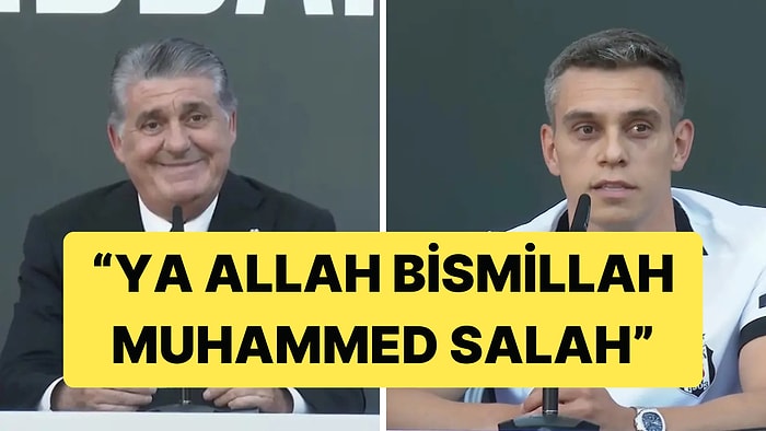 Beşiktaş'ta Leandro Trossard'ın İmza Töreninde Taraftardan Salah Tezahüratı