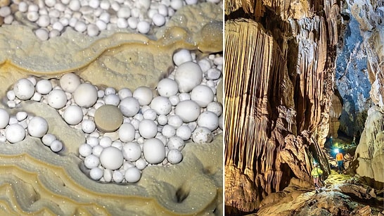 Hidden Treasure 3km Underground: Cave Discovered Covered in Rare Pearls in Vietnam!
