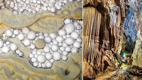 Hidden Treasure 3km Underground: Cave Discovered Covered in Rare Pearls in Vietnam!
