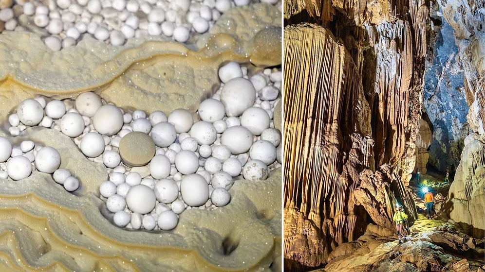Hidden Treasure 3km Underground: Cave Discovered Covered in Rare Pearls in Vietnam!
