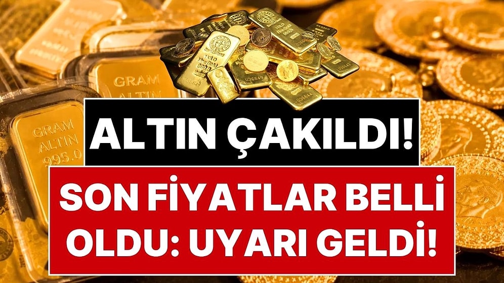 Altın Fiyatlarında Beklenmedik Gelişme: Altında Son 6 Haftanın En Sert Düşüşü Oldu, Yeni Uyarı Geldi!
