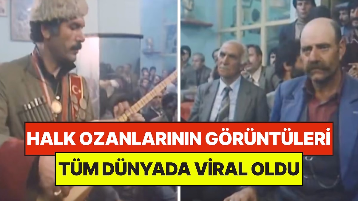 1979'da Kars'ta Bir Kahvehanede Çekilen Halk Ozanlarının Görüntüleri Sosyal Medyada Viral Oldu