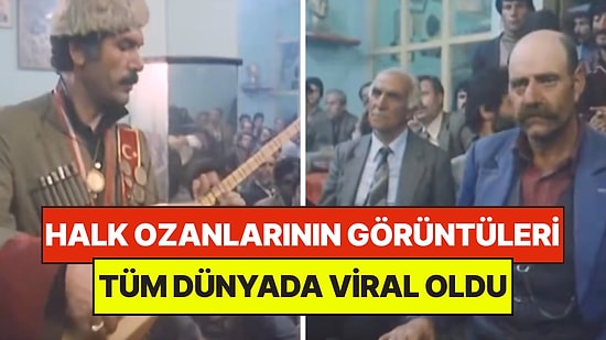 1979'da Kars'ta Bir Kahvehanede Çekilen Halk Ozanlarının Görüntüleri Sosyal Medyada Viral Oldu