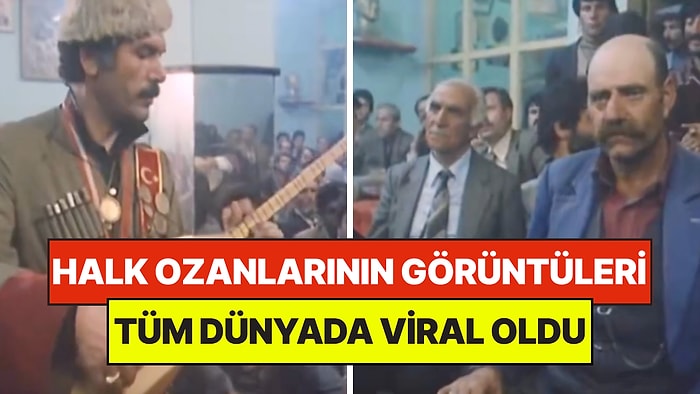 1979'da Kars'ta Bir Kahvehanede Çekilen Halk Ozanlarının Görüntüleri Sosyal Medyada Viral Oldu