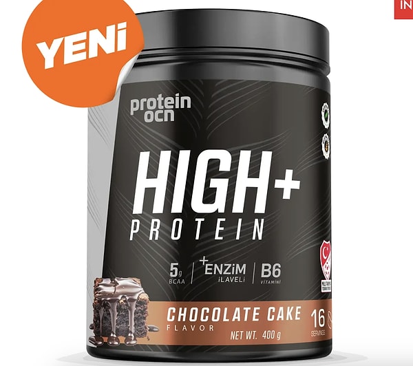 Protein Ocean High+ Protein Chocolate Cake aromalı takviye ''onedio'' koduyla ekstra 100 TL indirimle!