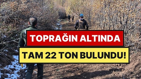 Kilosu 750 Euro: Toprağı Kazınca Tam 22 Ton Buldular