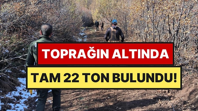 Kilosu 750 Euro: Toprağı Kazınca Tam 22 Ton Buldular