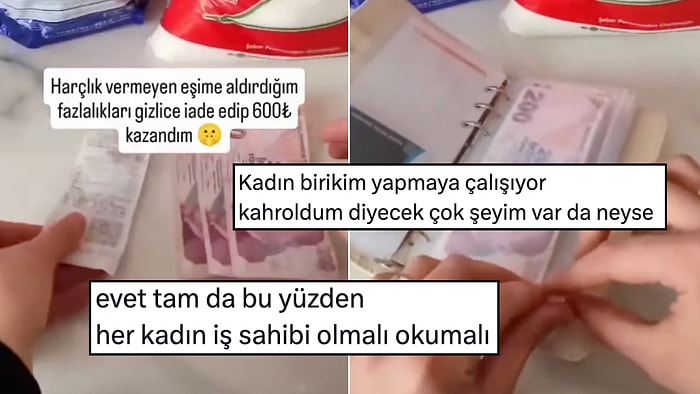 Eşi Harçlık Vermediği İçin Fazladan Alışveriş Yaptırıp Aldığı Ürünleri İade Ederek Para Biriktiren Kadın
