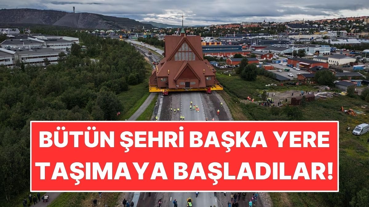 Maden Şehri Yutmaya Başlayınca Binaları Tek Tek Taşıdılar