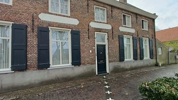 Two-Address House on the Belgium-Netherlands Border