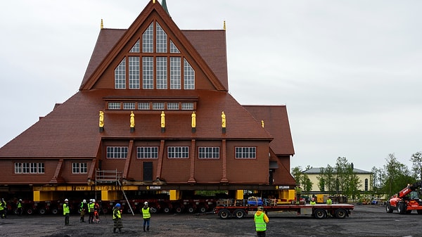 The two-thousand-pipe organ and the historic altar have been preserved for relocation.