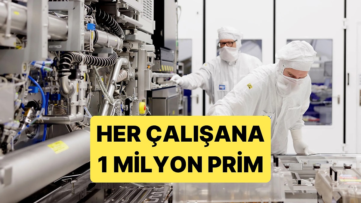 ASML Holding, çalışanlarına 1 milyon TL'lik hisse verecek