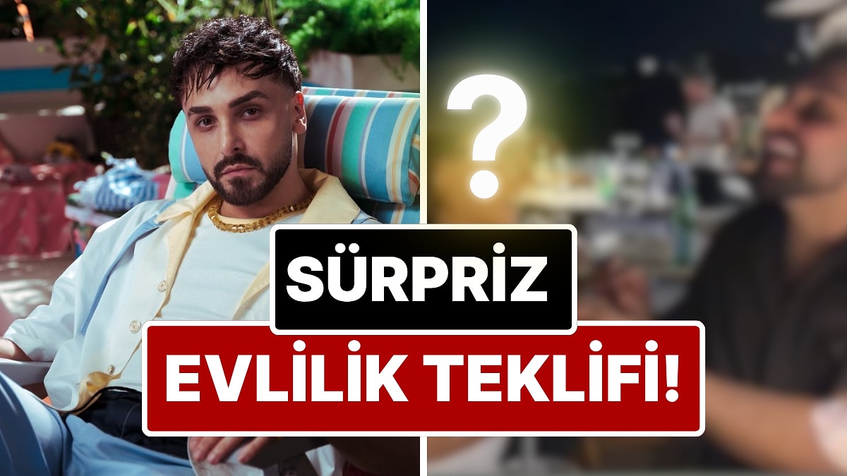 Rapçi Sefo'dan Oyuncu Sevgilisine Sürpriz Evlenme Teklifi!