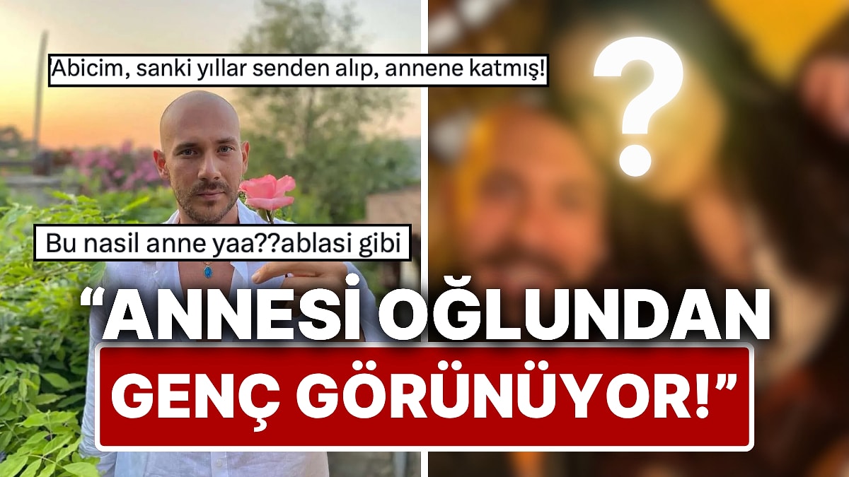 Cem Özkök'ün annesi sosyal medyayı salladı! Genç görünümüyle herkesi şaşırttı