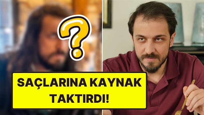 Kızılcık Şerbeti'nin Mustafa'sı Emrah Altıntoprak, Yeni Dizisi İçin Saçlarına Kaynak Taktırdı