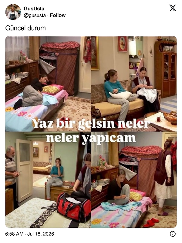 Herkese, beklentileri karşılayan yaz mevsimi diliyoruz.