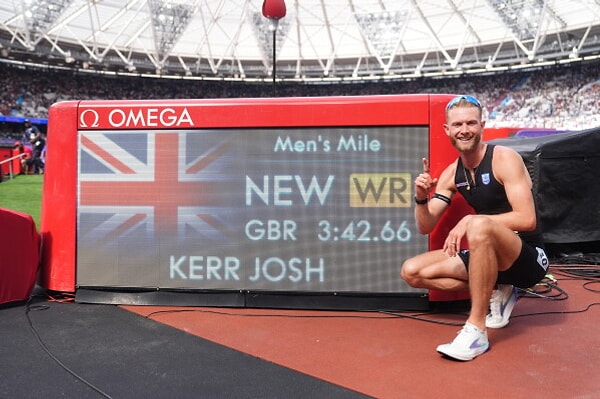 İngiliz orta mesafe koşucusu Josh Kerr, Londra Diamond League'de atletizm tarihine geçen bir performansa imza attı.