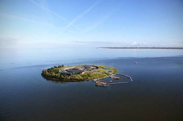 In the past, the soldiers stationed on the island had to survive with limited resources.