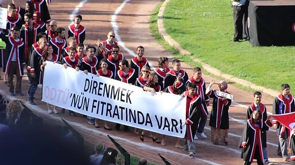 ODTÜ'de mezuniyet denince akla yalnızca kep atma töreni gelmiyor.