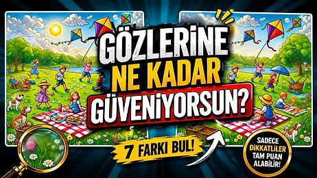 Algına Meydan Oku: Bu İki Görsel Arasındaki 7 Farkı Bul!