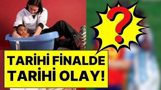Tüm Dünyanın Konuştuğu Fotoğraf: Küvette Yıkadığı Bebek, Messi'nin Elinden Kupayı Aldı!