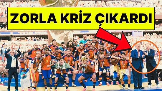 Donald Trump İspanya'nın Kupa Sevincine Zorla Girdi: FIFA Başkanı Kolundan Çekti Ama Engelleyemedi