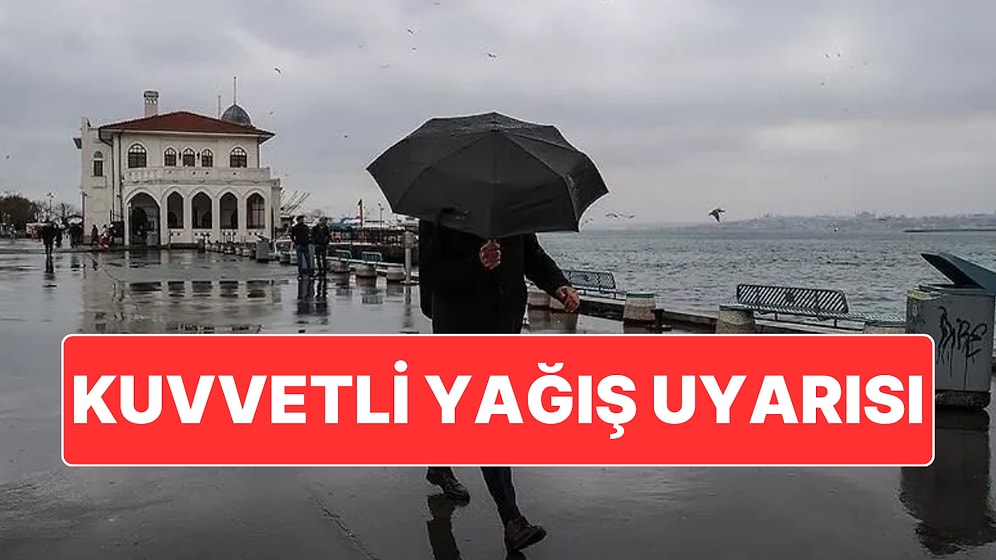 AKOM’dan İstanbul İçin Kuvvetli Yağış Uyarısı: Sıcaklıklar 8 Derece Birden Azalacak