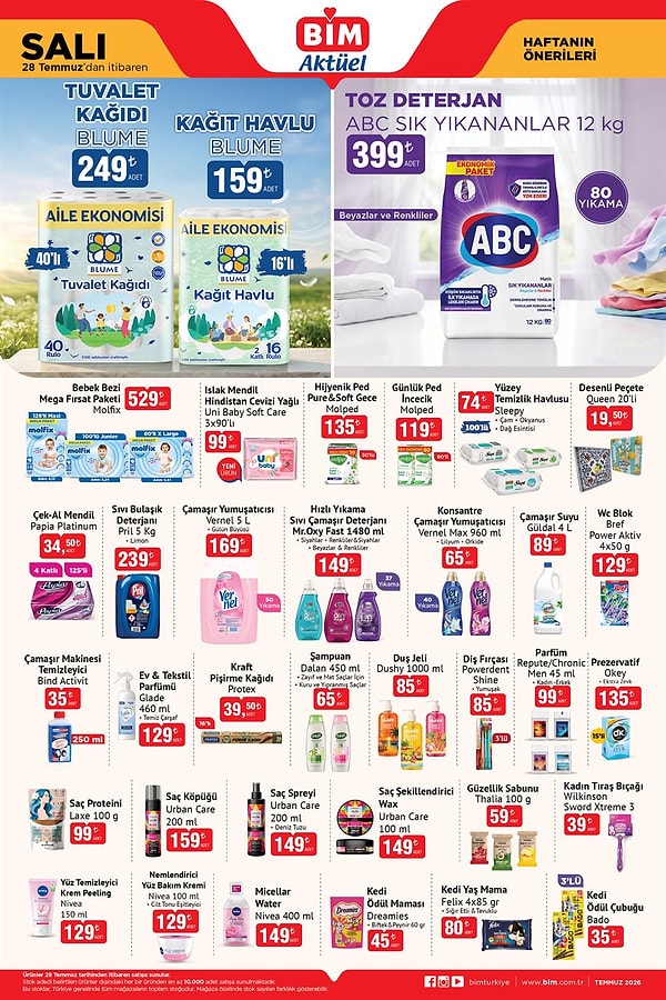 Blume Tuvalet Kağıdı 40'lı 249 TL
