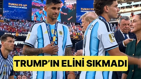 Dünya Kupası Finalinin Seremonisinde Arjantinli Futbolcu Romero, Trump'ın Elini Sıkmadı
