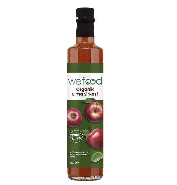 Wefood organik elma sirkesi 427,75 TL yerine 235,26 TL ve ''onedio'' koduyla ekstra %10 indirimli!