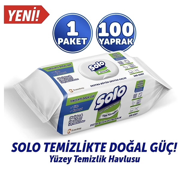 Solo yüzey temizleme havlularında stokları yenileyecek 2 Al 1 Öde kampanyası başladı!
