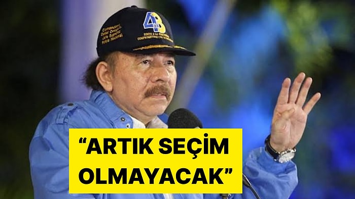 Nikaragua Devlet Başkanı Daniel Ortega Seçimleri İptal Ettiğini Açıkladı