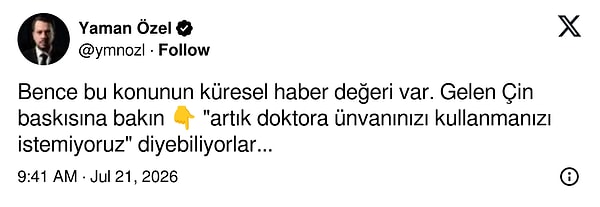 İşte gelen yorumlar: