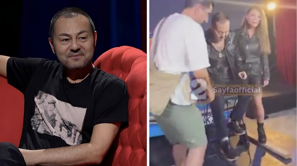 Serdar Ortaç Worries Fans After Struggling to Stand During Music Video Shoot