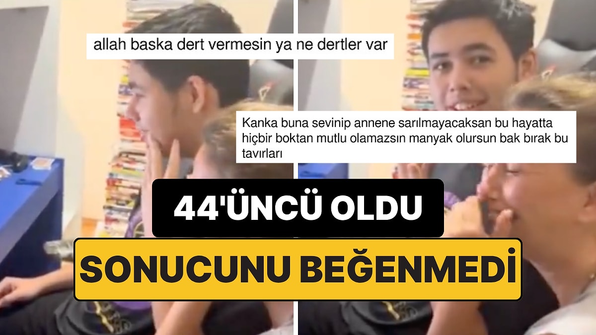 "Beklediğimden Kötü": YKS'de 44. Olan Öğrencinin Tavırları Sosyal Medyada Tepki Çekti