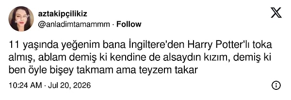 Bir de tespit...