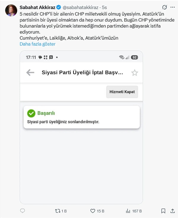 Ankara kulislerini hareketlendiren bu kritik duyurunun hemen ardından, parti içinde beklenen büyük kopuşlar hızla gün yüzüne çıkmaya başladı.