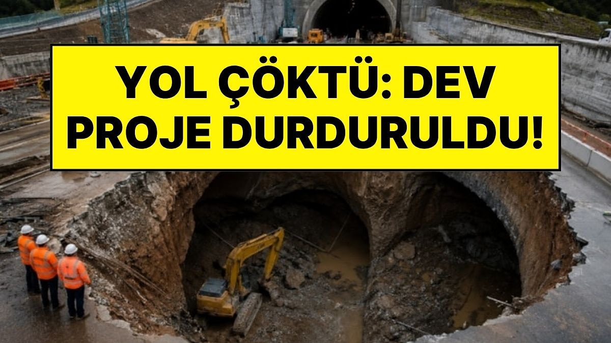 Yol Çalışmasında Zemin Çöktü, Dev Çukurlar Oluştu: Milyar Dolarlık Proje Durduruldu!