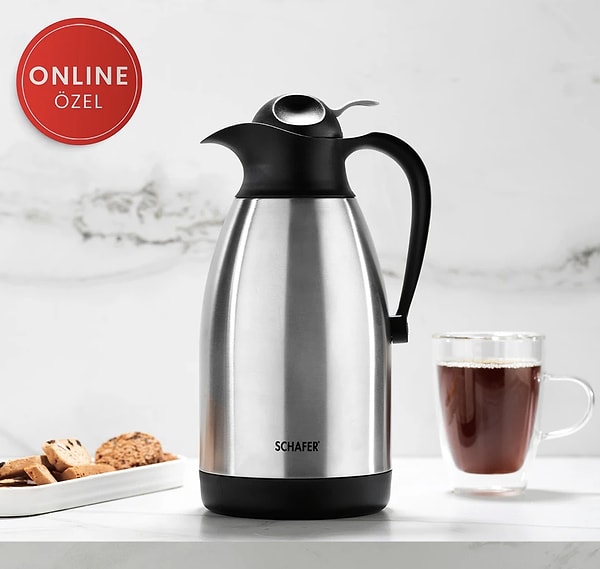 Schafer Kitchen House çelik termos Premium üyelere özel 1.426,66 TL yerine net 648,99 TL!