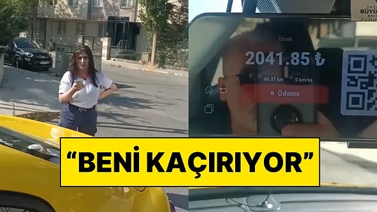 Doktor ve Taksici Arasında Ücret Tartışması: "Bu Adam Beni Kaçırıyor"