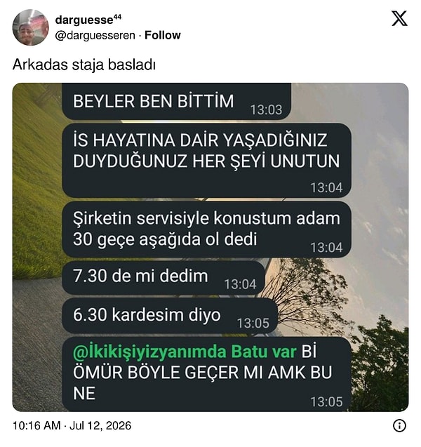 Zamanla alışır...