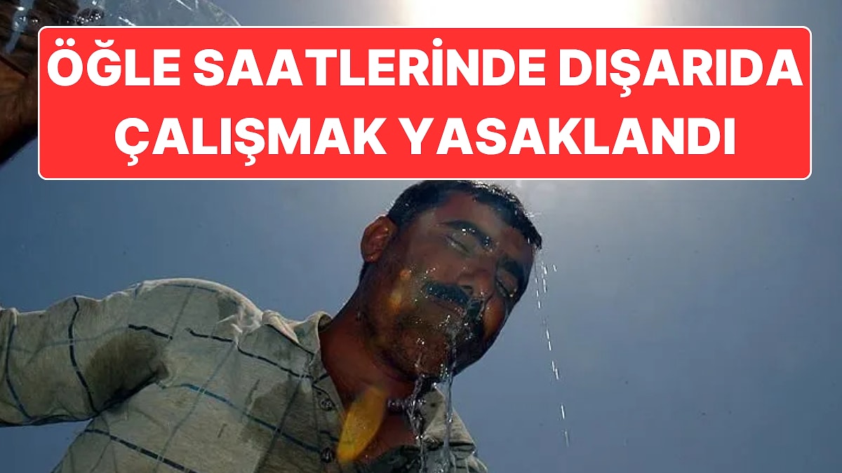 KKTC’de Aşırı Sıcaklara Önlem: Açık Alanda Çalışmak Yasaklandı