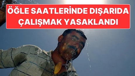 KKTC’de Aşırı Sıcaklara Önlem: Açık Alanda Çalışmak Yasaklandı