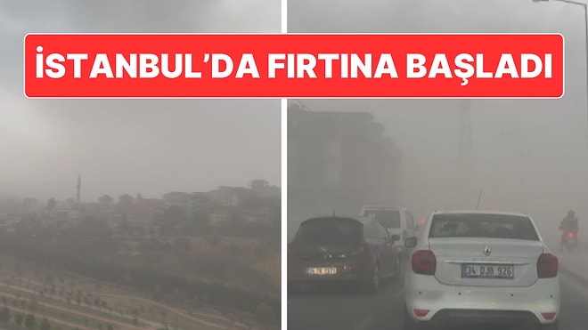 Valilik ve Meteorolojiden Peş Peşe Uyarılar Gelmişti: İstanbul’da Kuvvetli Yağış ve Fırtına Etkili Oluyor